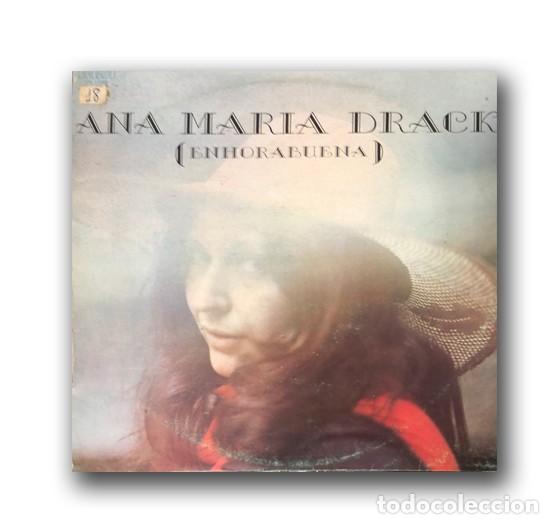 Discos de vinilo: Ana Maria Drack - Enhorabuena LP - Foto 1