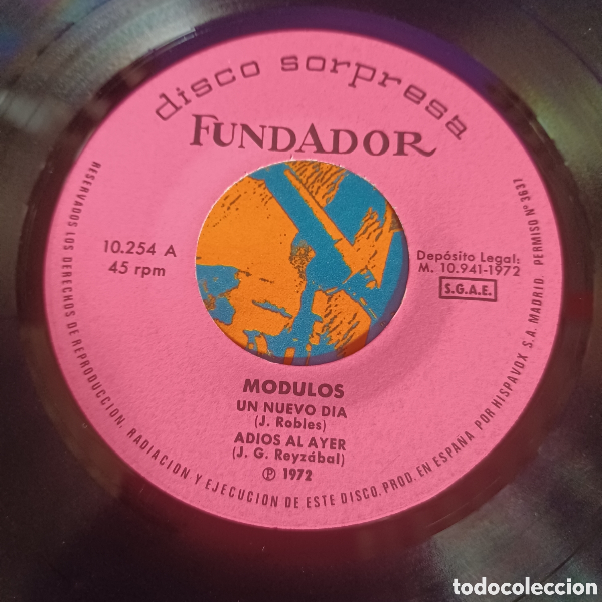 Discos de vinilo: MODULOS - DISCO SORPRESA FUNDADOR 1972 - Foto 2