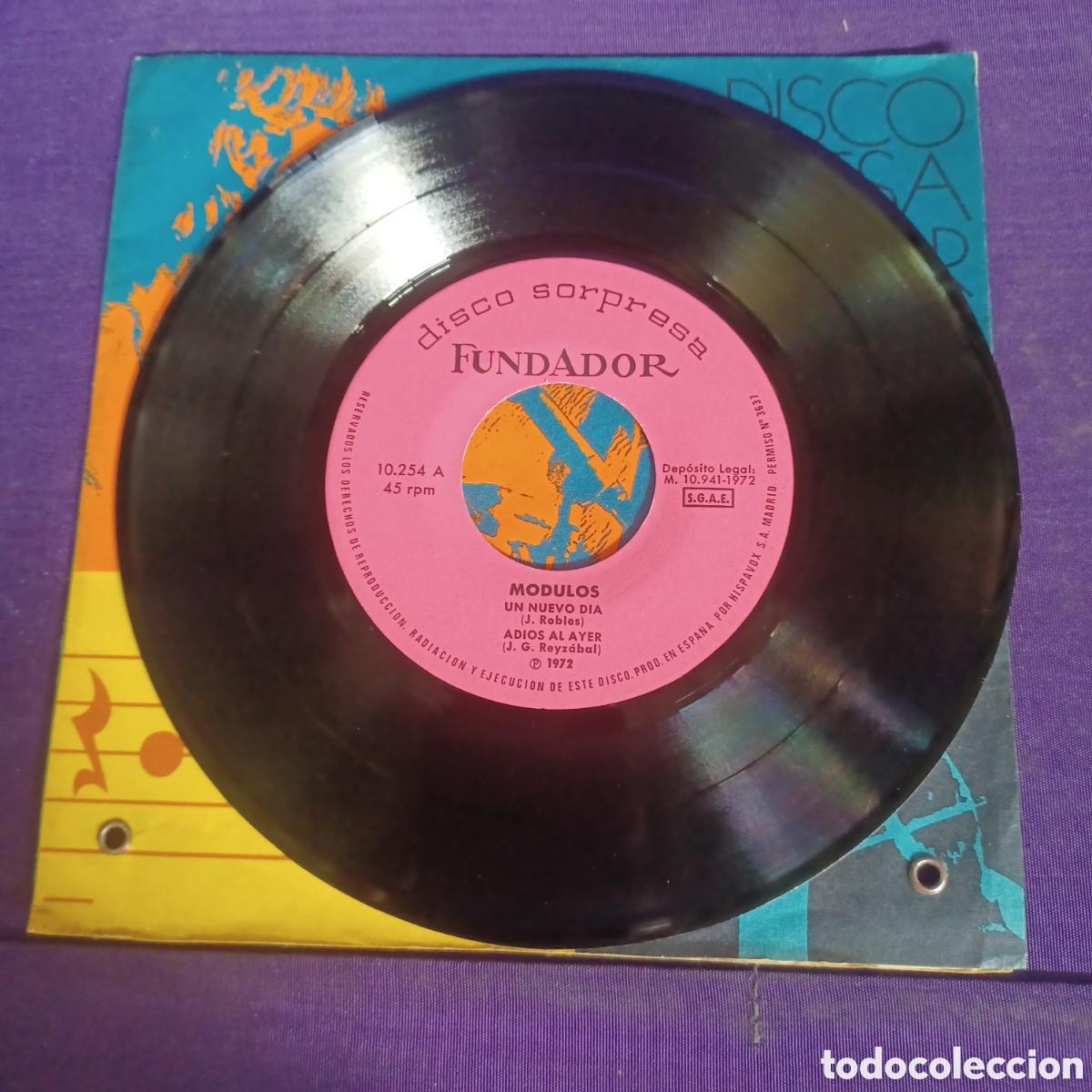 Discos de vinilo: MODULOS - DISCO SORPRESA FUNDADOR 1972 - Foto 3