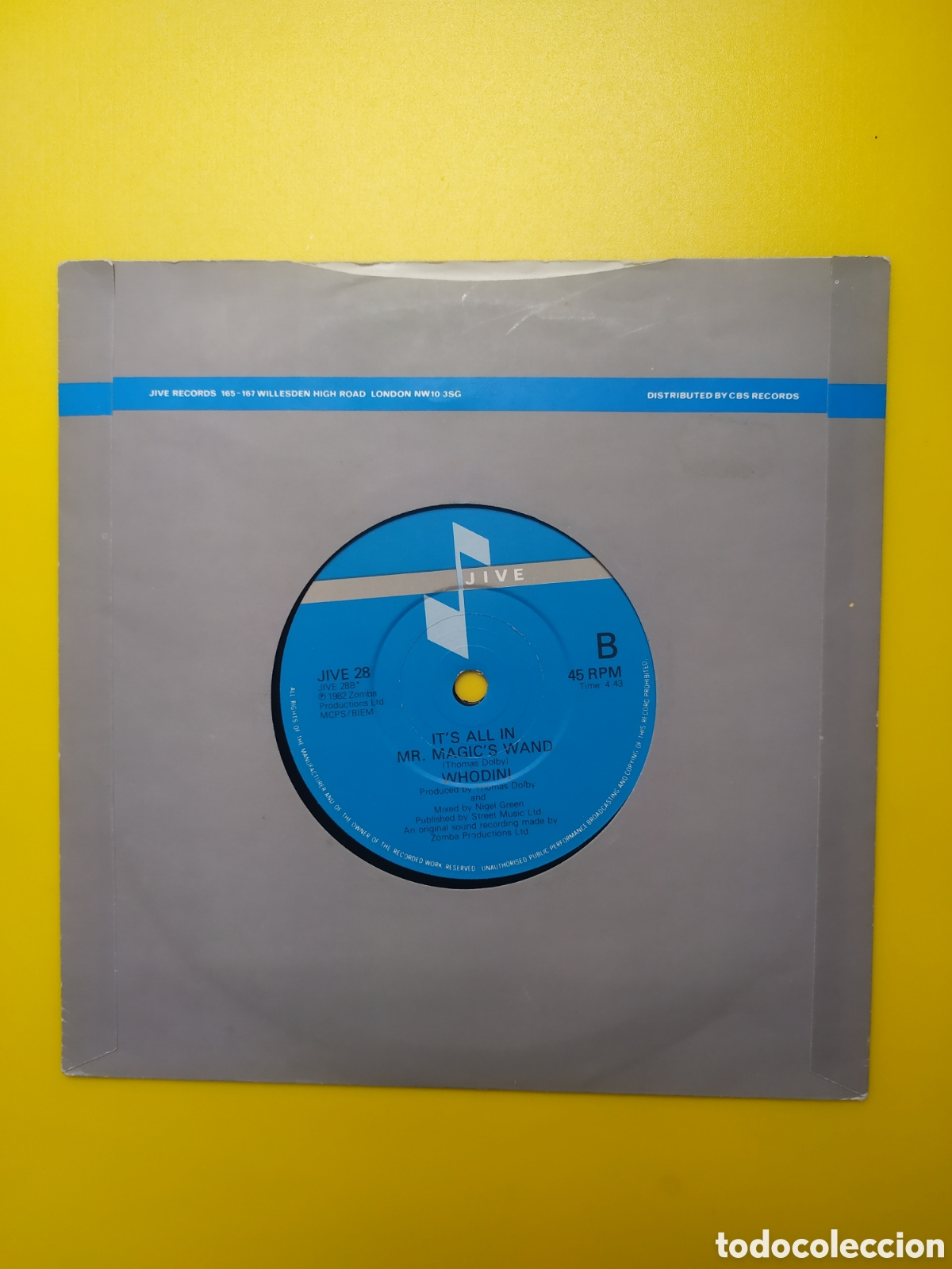 Discos de vinilo: Single Whodini. Magics Wand - Foto 2