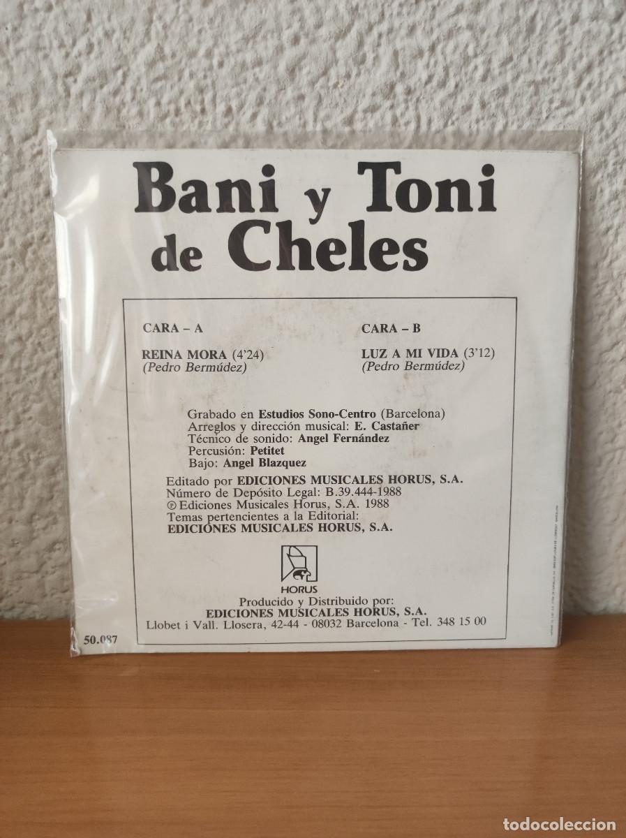 Discos de vinilo: Bani Y Toni De Cheles &ndash; Reina Mora - Foto 2