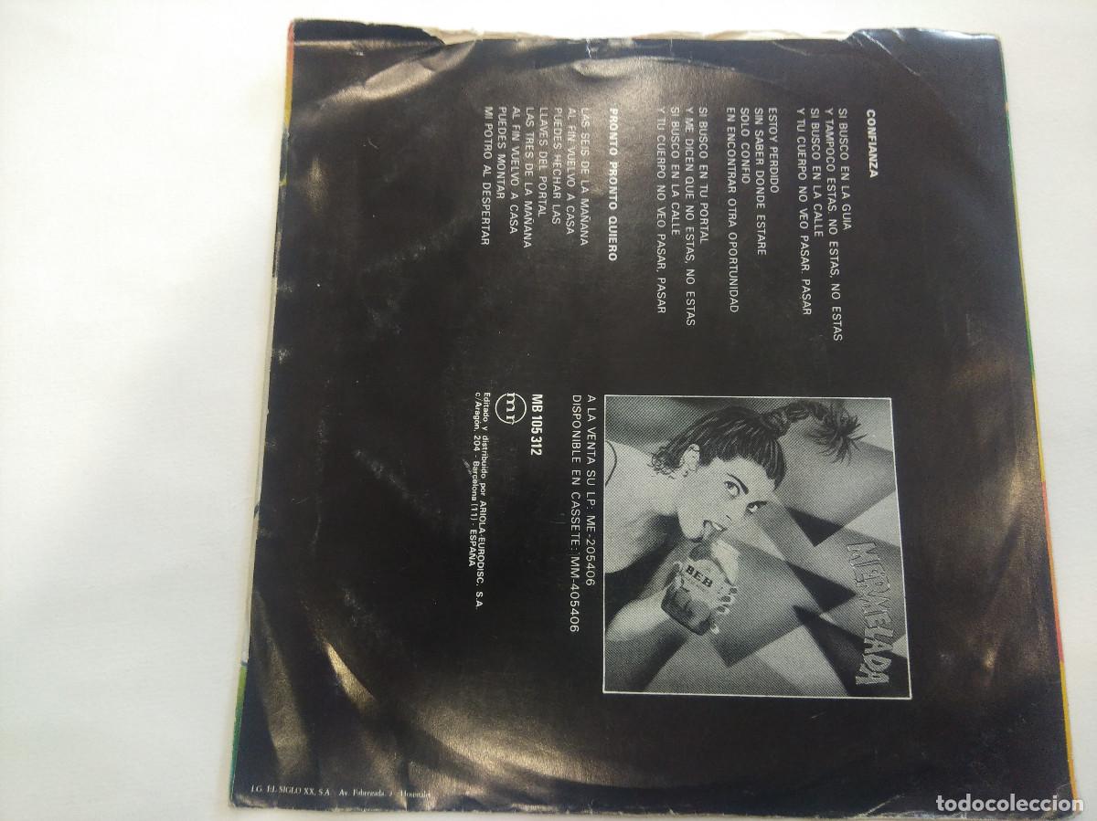 Discos de vinilo: MERMELADA/CONFIANZA/SINGLE. - Foto 3