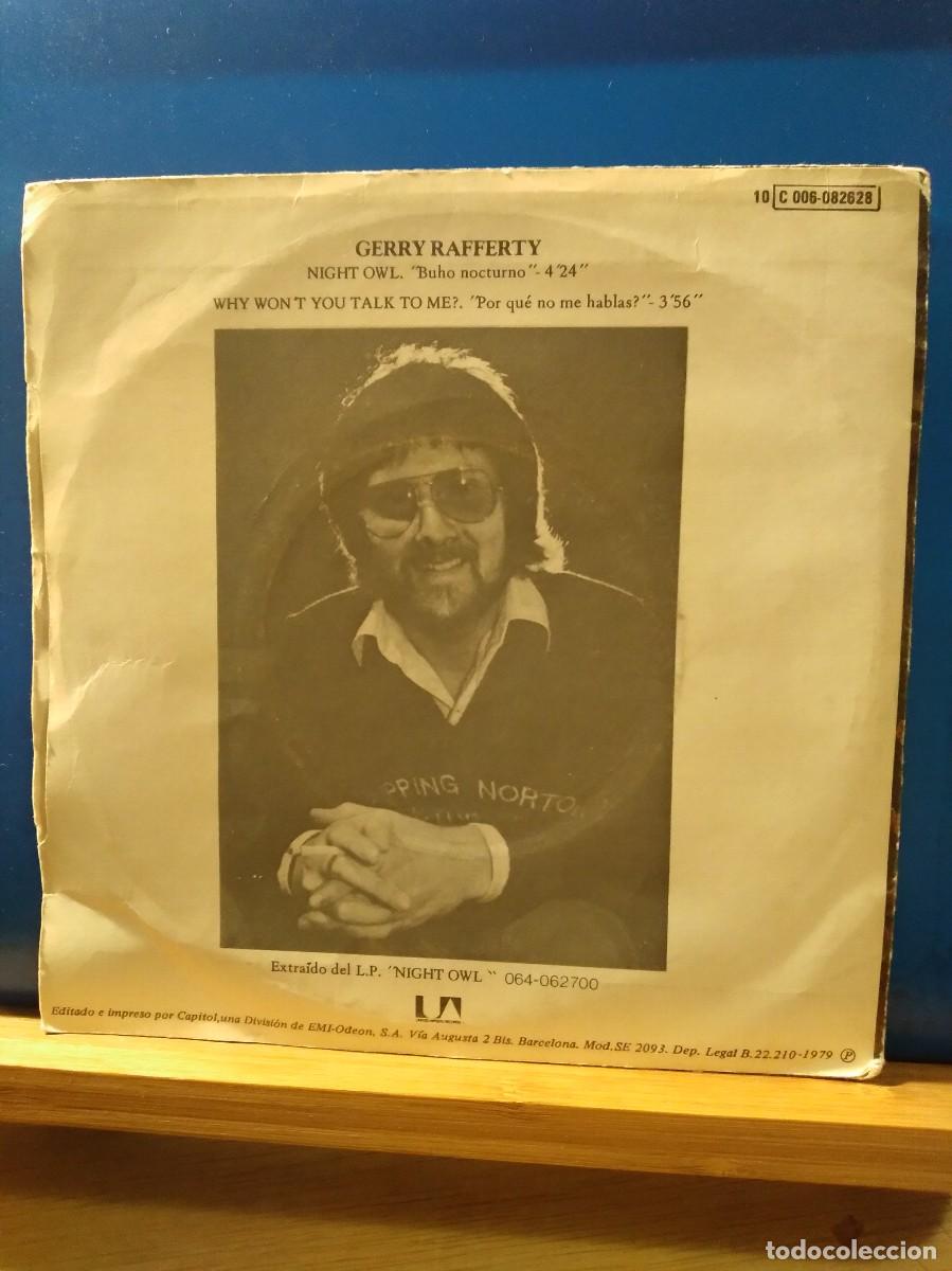 Discos de vinilo: GERRY RAFFERTY - NIGHT OWL - Foto 2