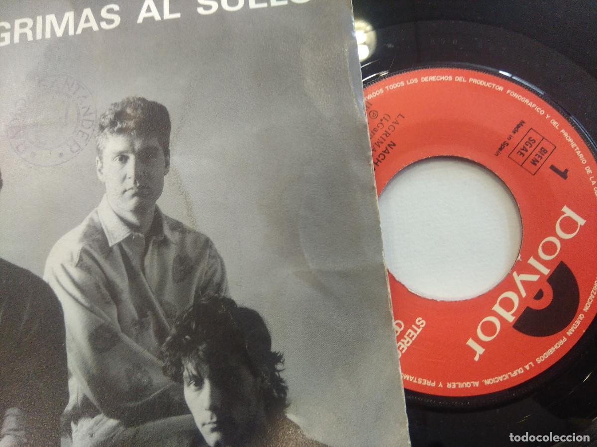 Discos de vinilo: NACHA POP/LAGRIMAS AL SUELO/SINGLE. - Foto 2