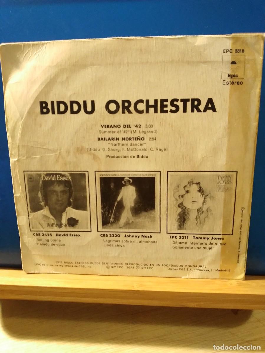 Discos de vinilo: BIDDU ORCHESTRA &lrm;&ndash; VERANO DEL 42 - SINGLE - - Foto 3