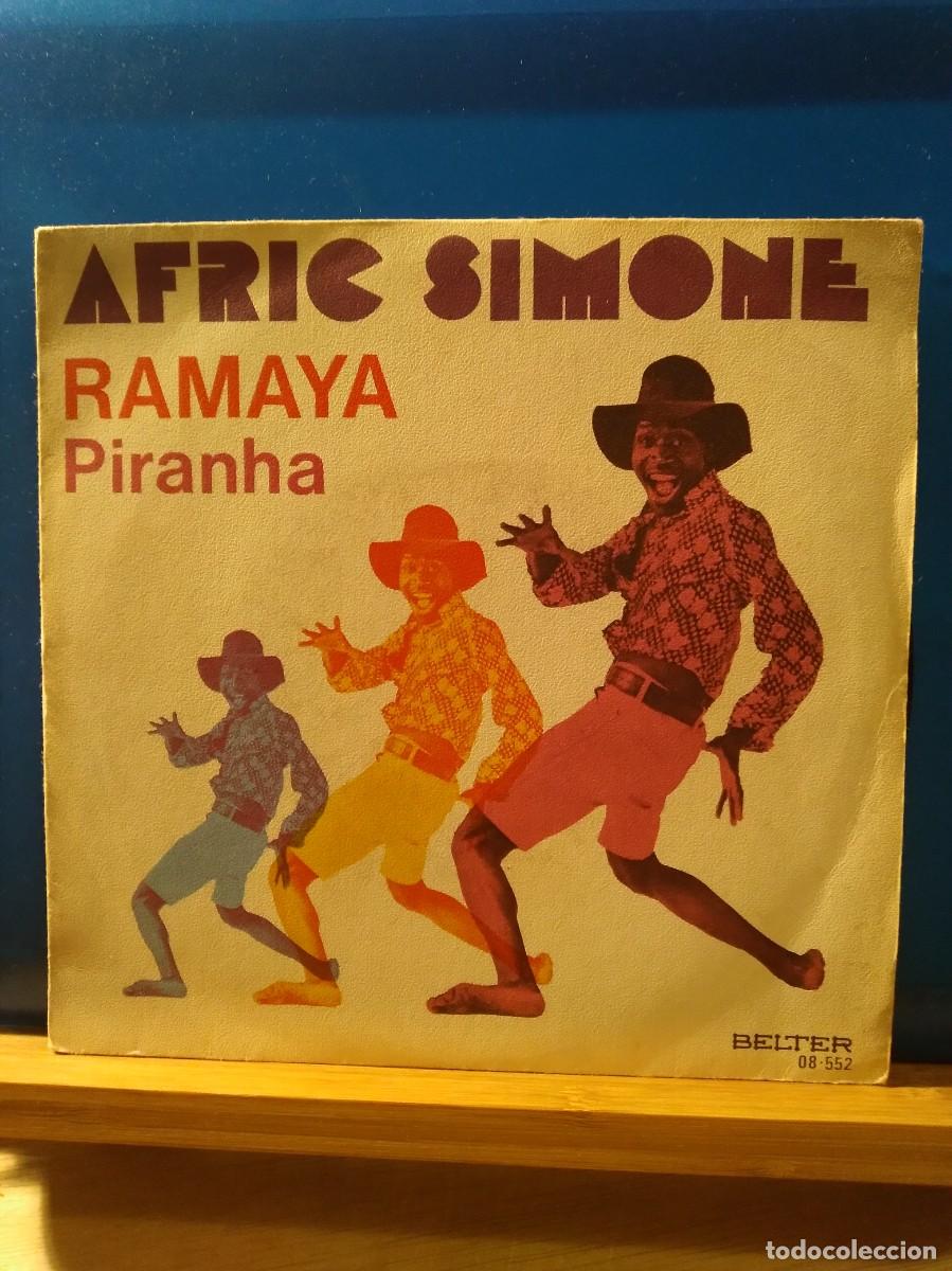Discos de vinilo: AFRIC SIMONE / RAMAYA / PIRANHA - SINGLE - - Foto 1