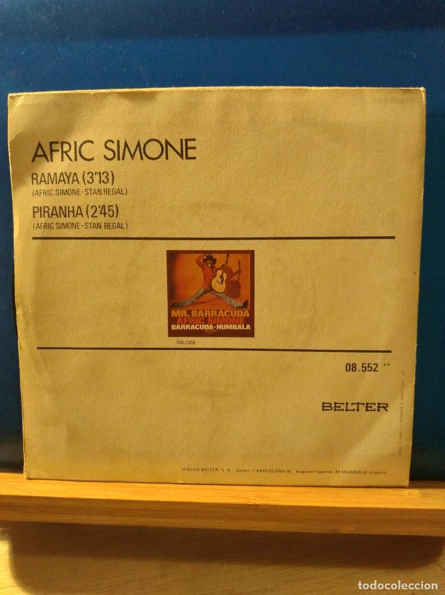 Discos de vinilo: AFRIC SIMONE / RAMAYA / PIRANHA - SINGLE - - Foto 2