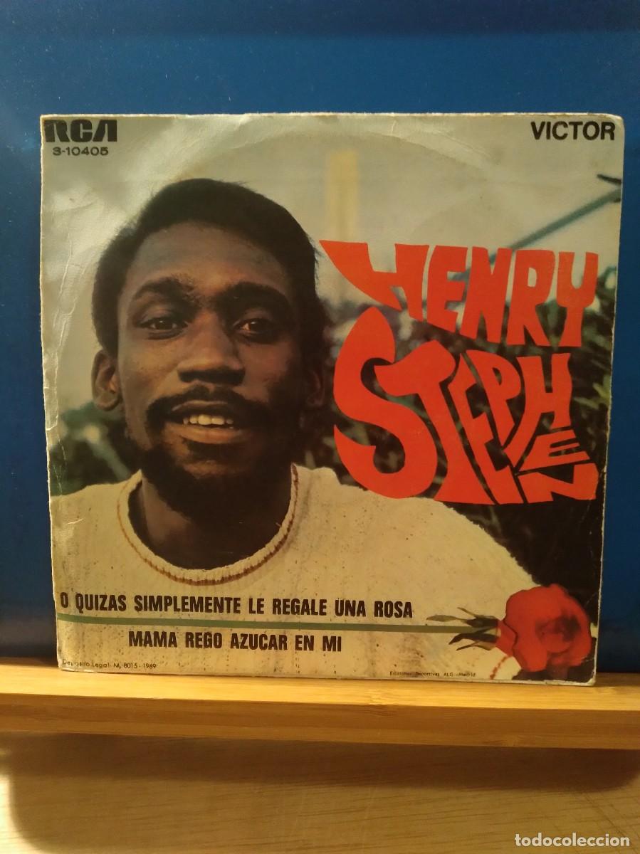 Discos de vinilo: HENRY STEPHEN / O QUIZAS SIMPLEMENTE LE REGALE UNA ROSA / SINGLE 7 PULGADAS - Foto 2