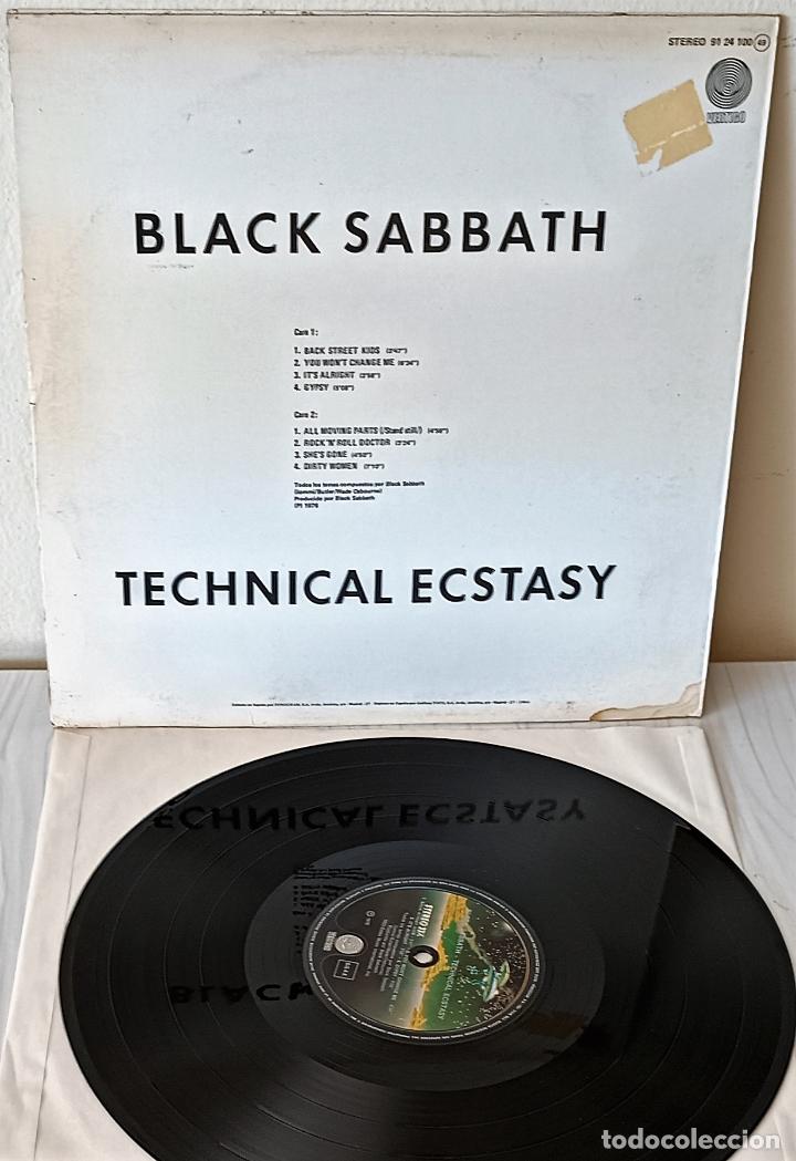Discos de vinilo: BLACK SABBATH - TECHNICAL ECSTASY VERTIGO - 1984 - Foto 2
