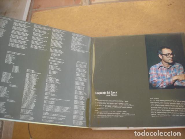 Discos de vinilo: Jos&eacute; Afonso Enquanto H&aacute; For&ccedil;a - Foto 2