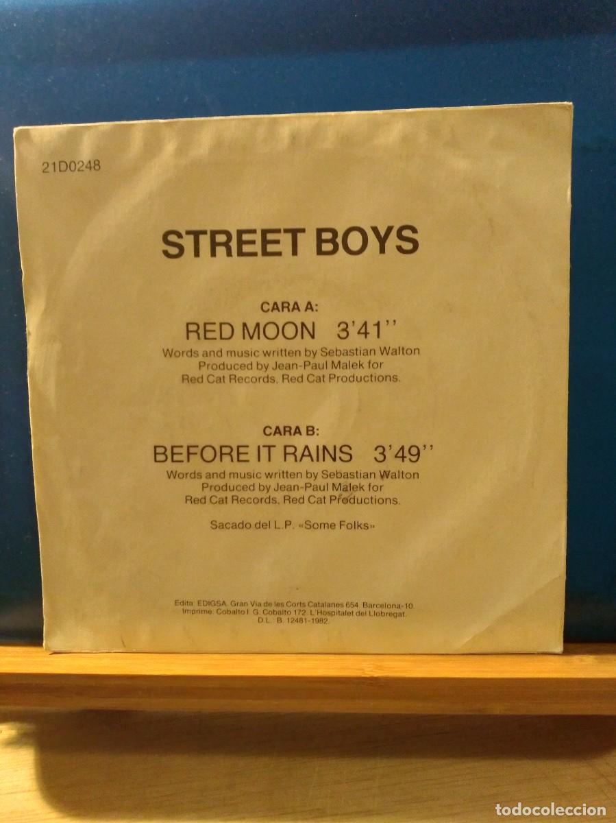 Discos de vinilo: STREET BOYS / RED MOON / BEFORE IT RAINS - Foto 2