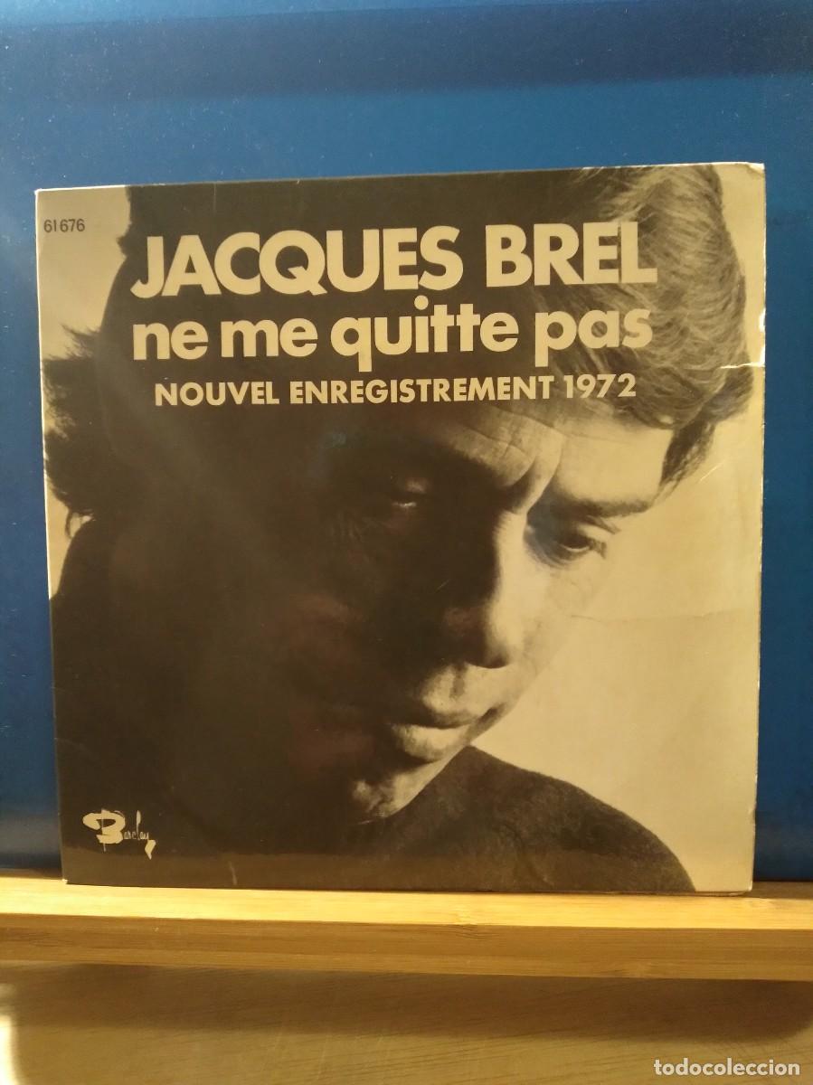 Discos de vinilo: JACQUES BREL - NE ME QUITTE PAS + LES BICHES - Foto 1