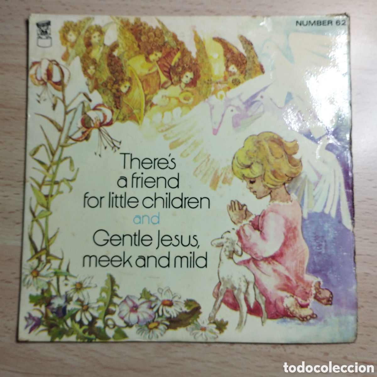 Vinyl-Schallplatten: Single 7&rdquo; Coro infantil del Ej&eacute;rcito de Salvaci&oacute;n.1967 Londres.Disco Donativo.Gentle Jes&uacute;s meek and