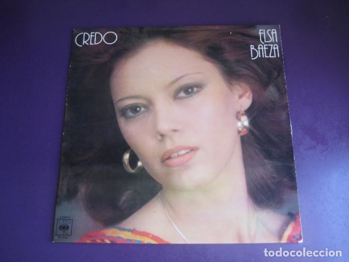 Discos de vinilo: Elsa Baeza &ndash; Credo - LP CBS 1977 - MUY POCO USO, FOLK POP CUBA 70'S