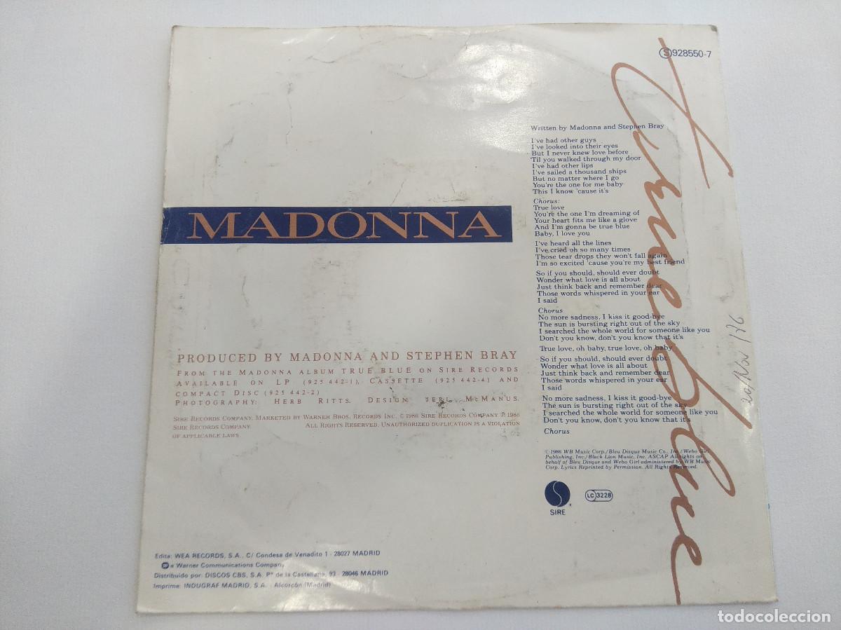 Vinilo Madonna - True Blue Original: Compra Online en Oferta