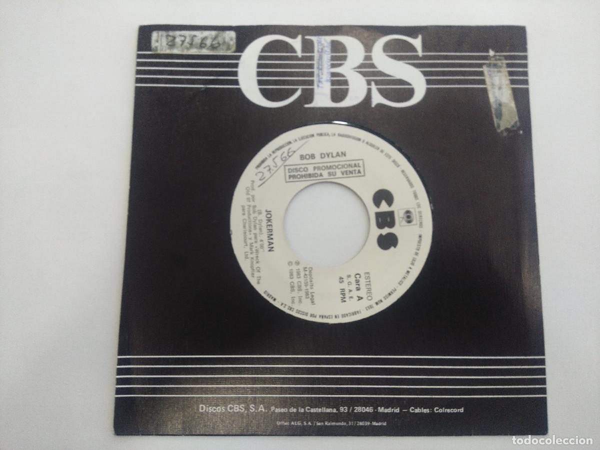 Discos de vinilo: BOB DYLAN/JOKERMAN/SINGLE PROMOCIONAL. - Foto 1