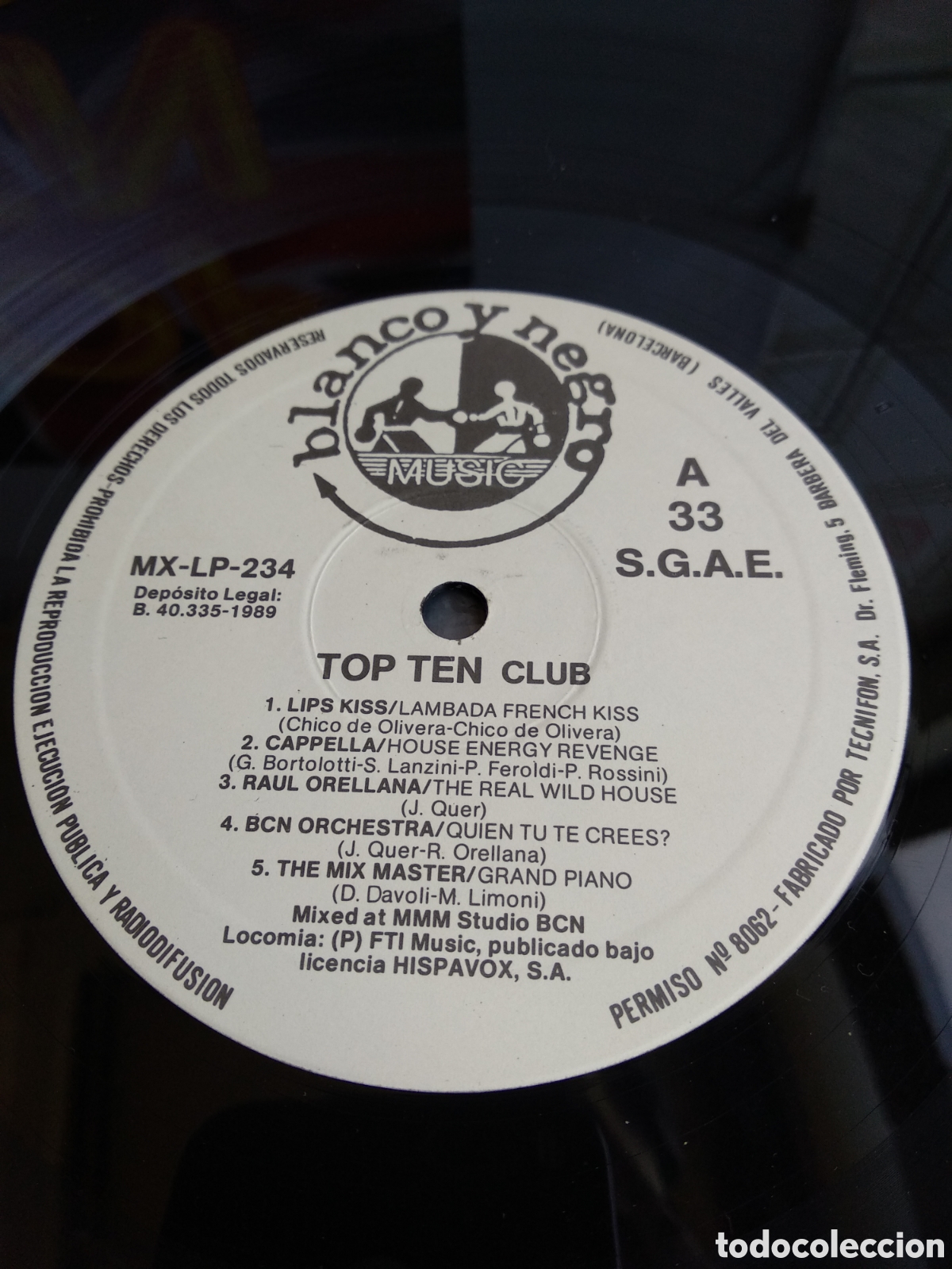 Discos de vinilo: *TOP TEN, SPAIN, B/N, 1989, J.2 - Foto 5