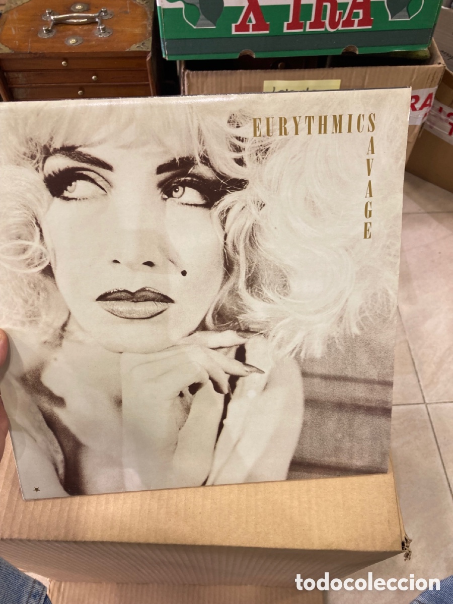 Discos de vinilo: Disco de vinilo eurythmics avage, muy nuevo - Foto 1