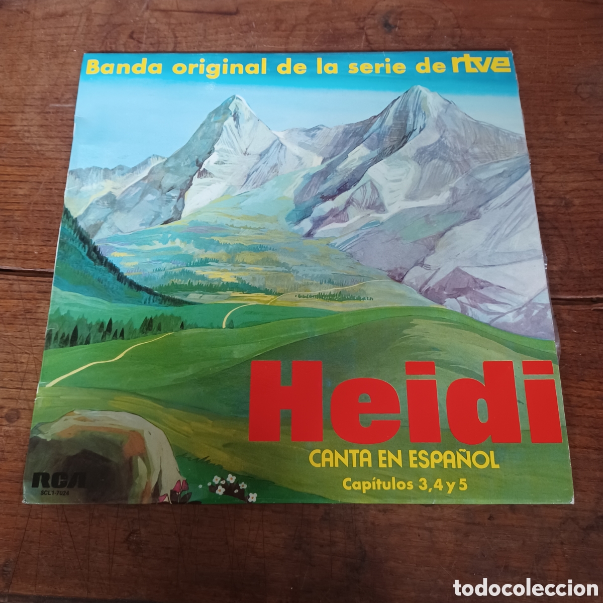 Discos de vinilo: HEIDI CANTA EN ESPA&Ntilde;OL, CAPITULOS 3, 4 Y 5 - Foto 6