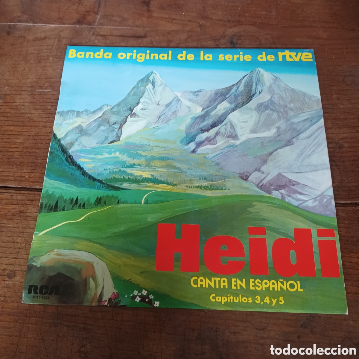 Discos de vinilo: HEIDI CANTA EN ESPA&Ntilde;OL, CAPITULOS 3, 4 Y 5 - Foto 1
