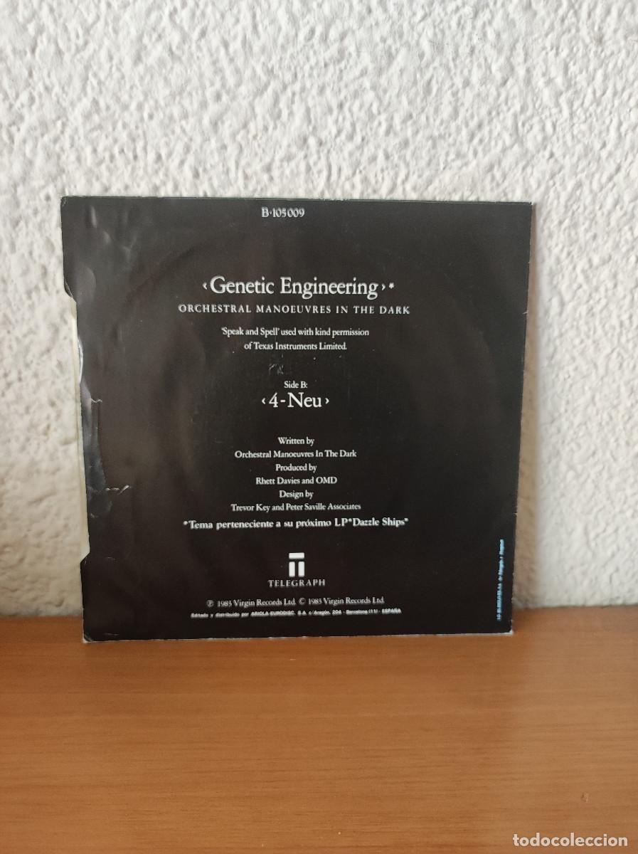 Discos de vinilo: OMD &ndash; Genetic Engineering - Foto 2