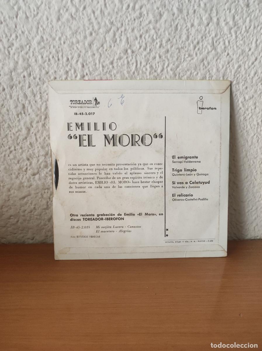 Discos de vinilo: Emilio &rdquo;El Moro&rdquo; &ndash; El Emigrante - Foto 2