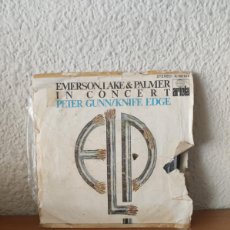 Discos de vinilo: EMERSON LAKE & PALMER IN CONCERT PETER GUNN