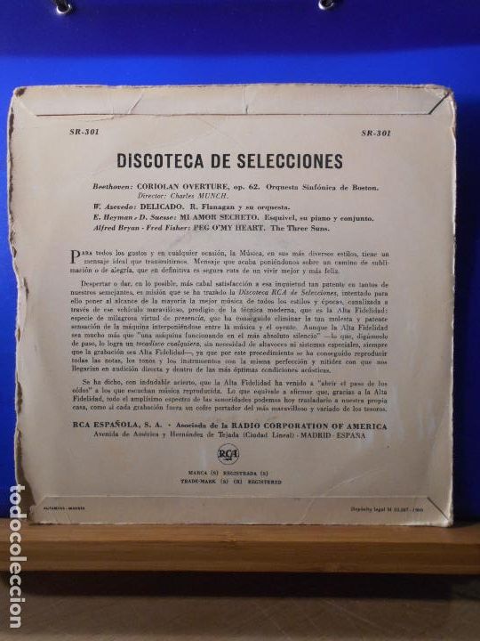 Discos de vinilo: Invitacion a la Musica - Single - - Foto 3
