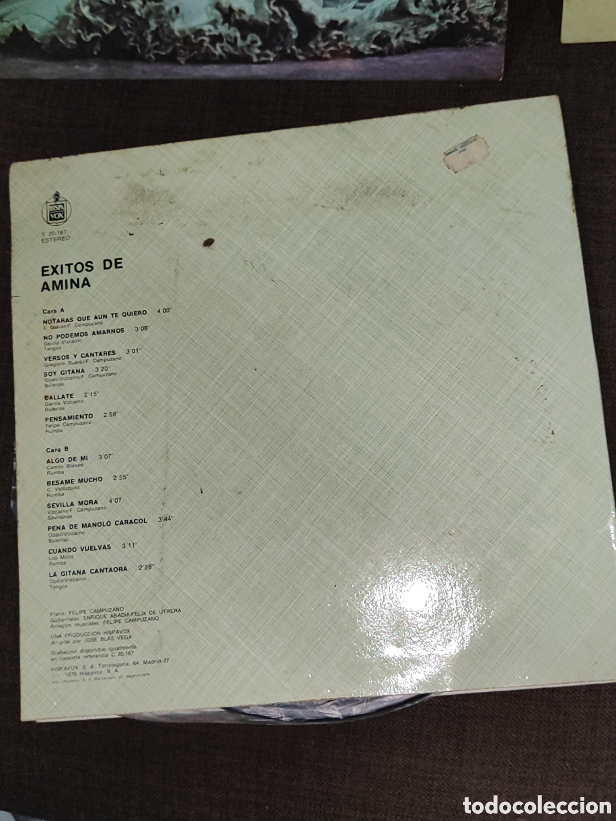 Discos de vinilo: LOTE LPS AMINA - Foto 4