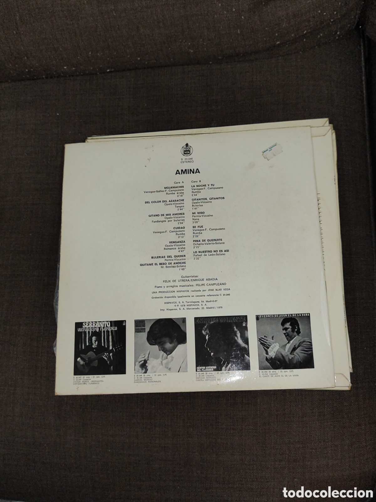 Discos de vinilo: LOTE LPS AMINA - Foto 8