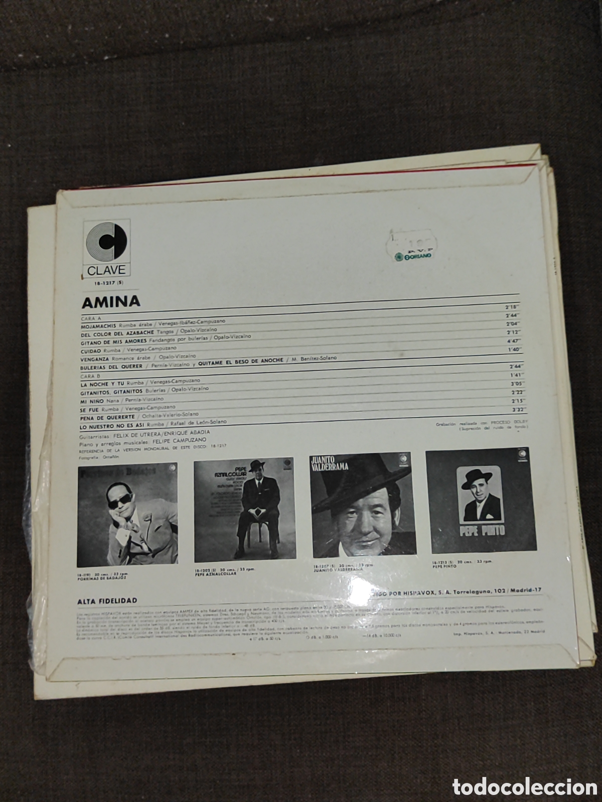 Discos de vinilo: LOTE LPS AMINA - Foto 9