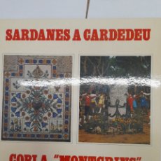 Discos de vinilo: SARDANES A CARDEDEU. 1.975. COBLA ”MONTGRINS”