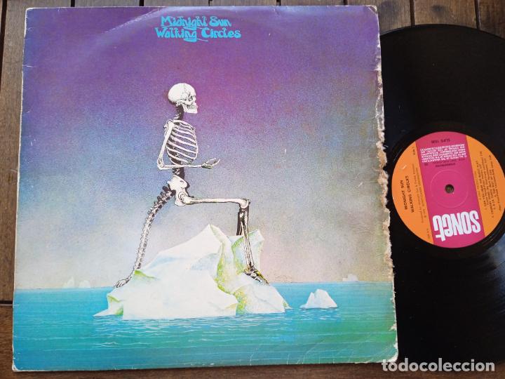 Discos de vinilo: MIDNIGHT SUN LP. WALKING CIRCLES. MADE IN DENMARK. 1972 - Foto 1