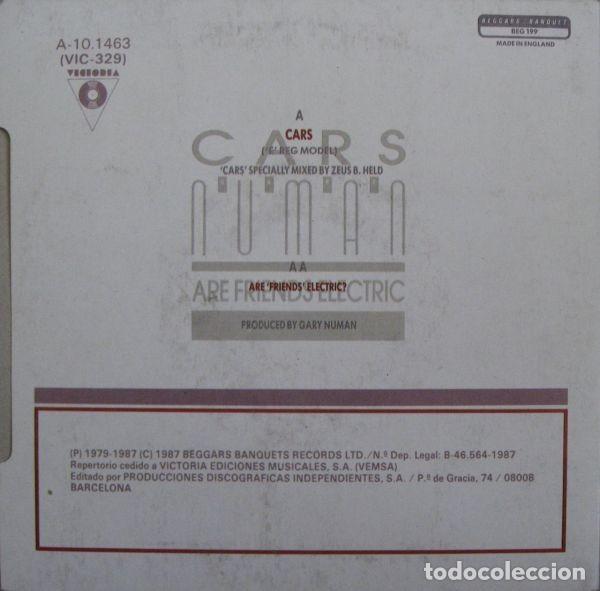 Discos de vinilo: Gary Numan &ndash; Cars - Foto 2