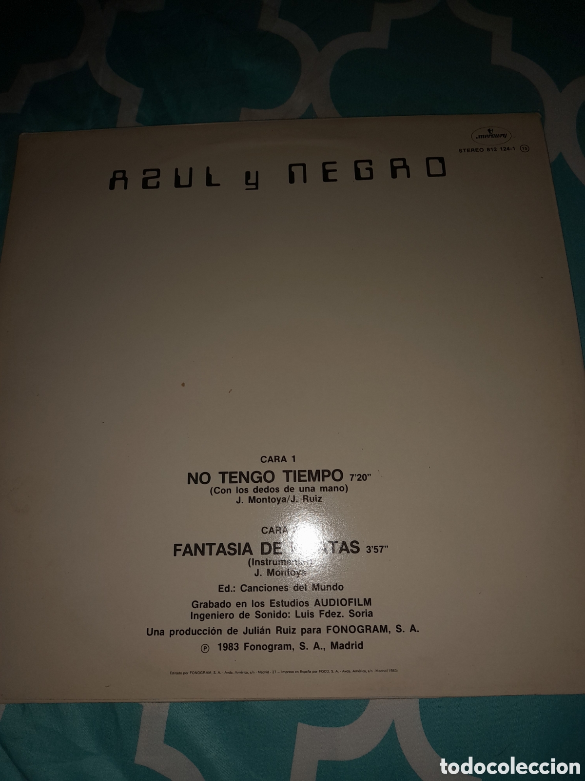 Discos de vinilo: Azul y negro - Foto 1