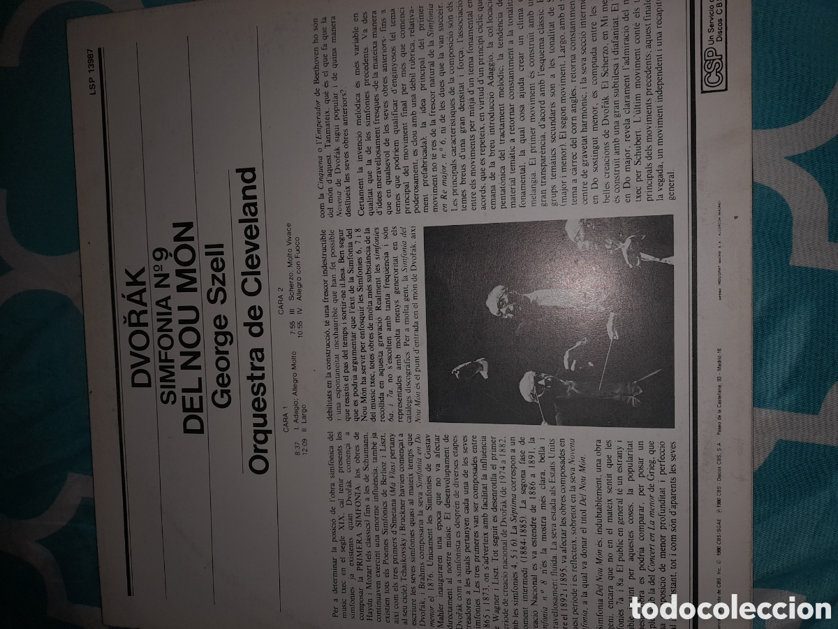 Discos de vinilo: Sinfon&iacute;a n&uacute;mero 9 - Foto 2