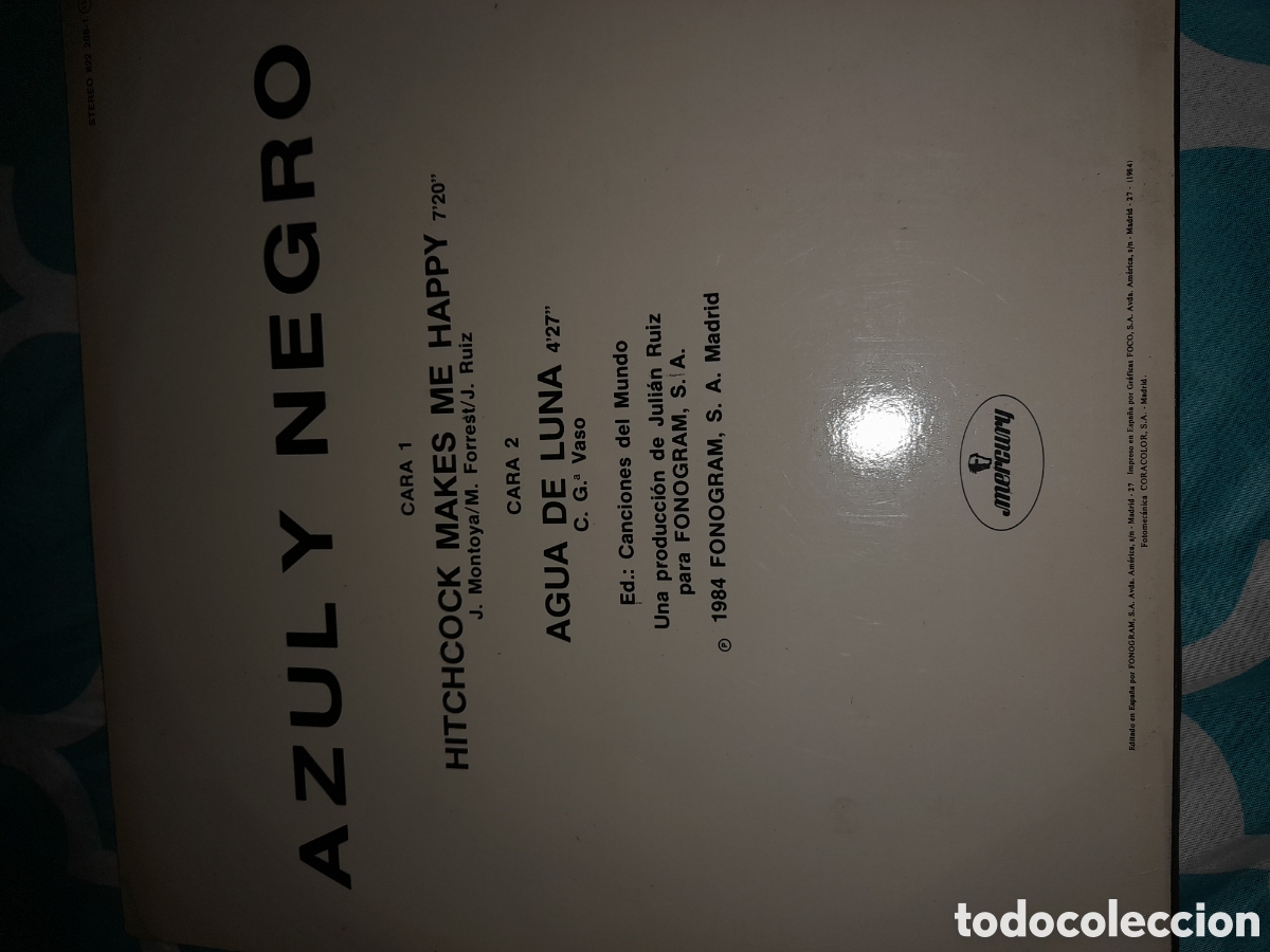 Discos de vinilo: Azul y negro - Foto 2