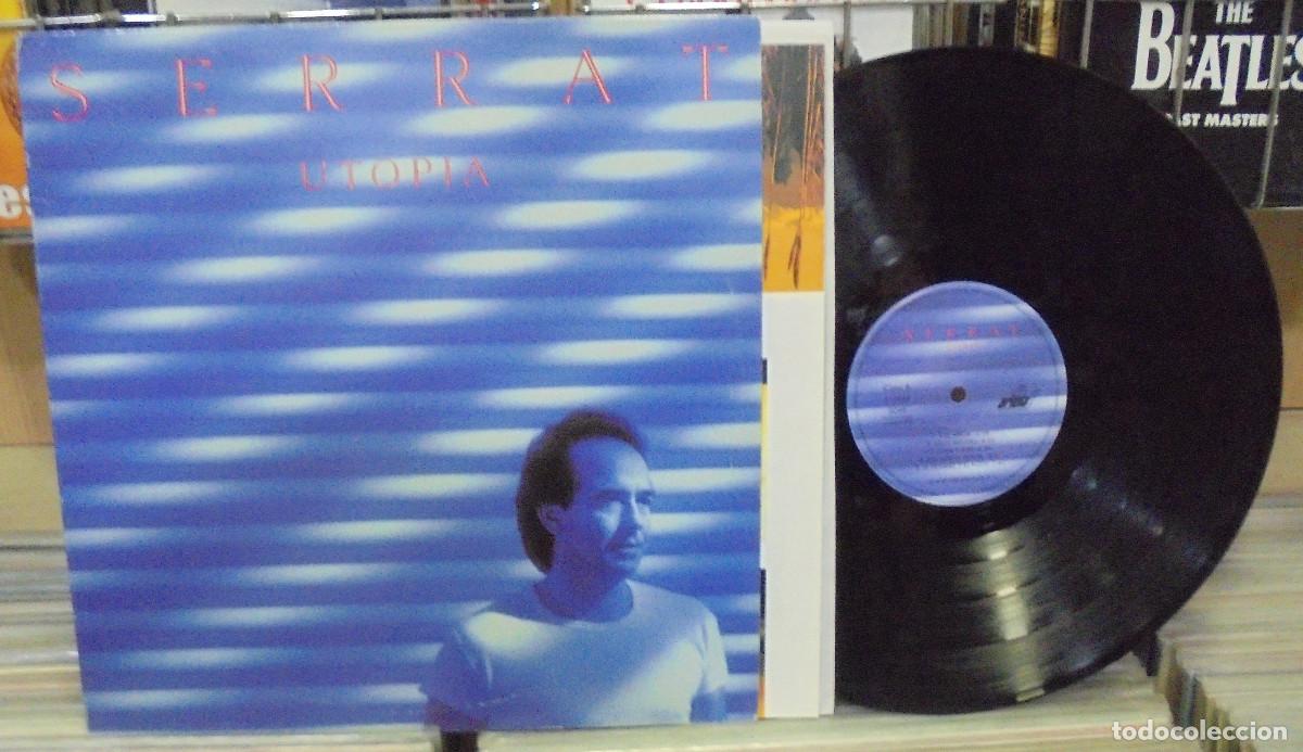 Discos de vinilo: Serrat. Utop&iacute;a. Ariola 1992, ref. 212985 - LP - Foto 1