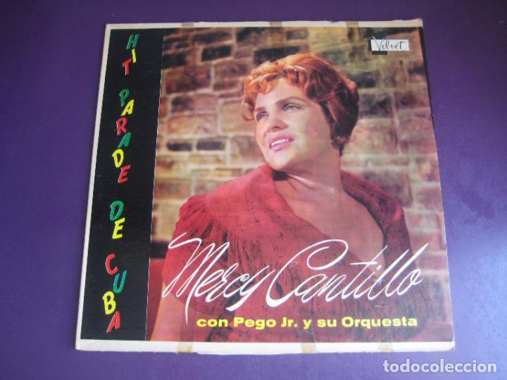 Disques de vinyle: Mercy Cantillo Con Pego Jr. Y Su Orquesta &lrm;&ndash; HIT PARADE DE CUBA - lp velvet cuba 195? - bolero