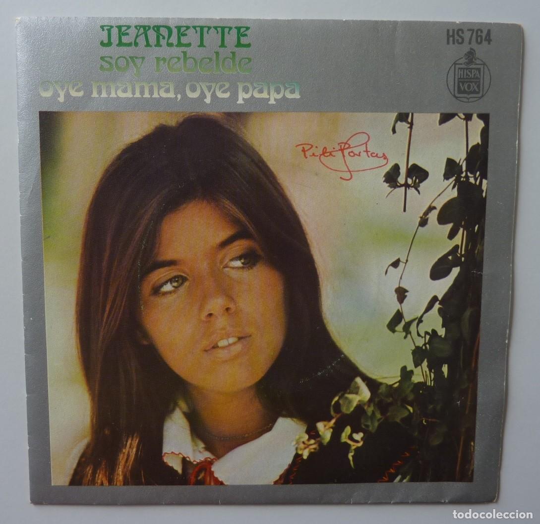 Discos de vinilo: JEANETTE // SOY REBELDE // 1971 // SINGLE - Foto 1
