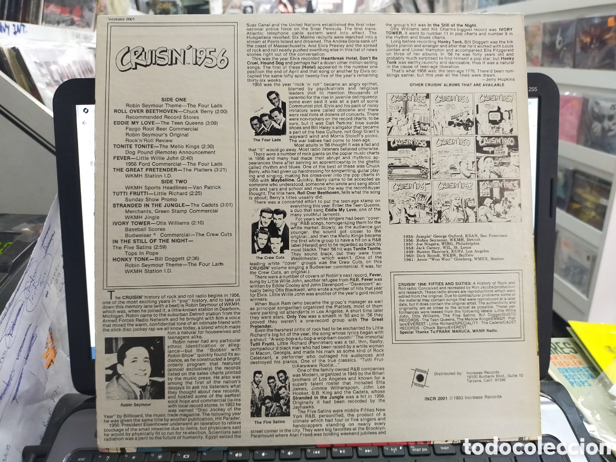 Discos de vinilo: Cruisin 1956 LP u.s.a.1983 - Foto 2