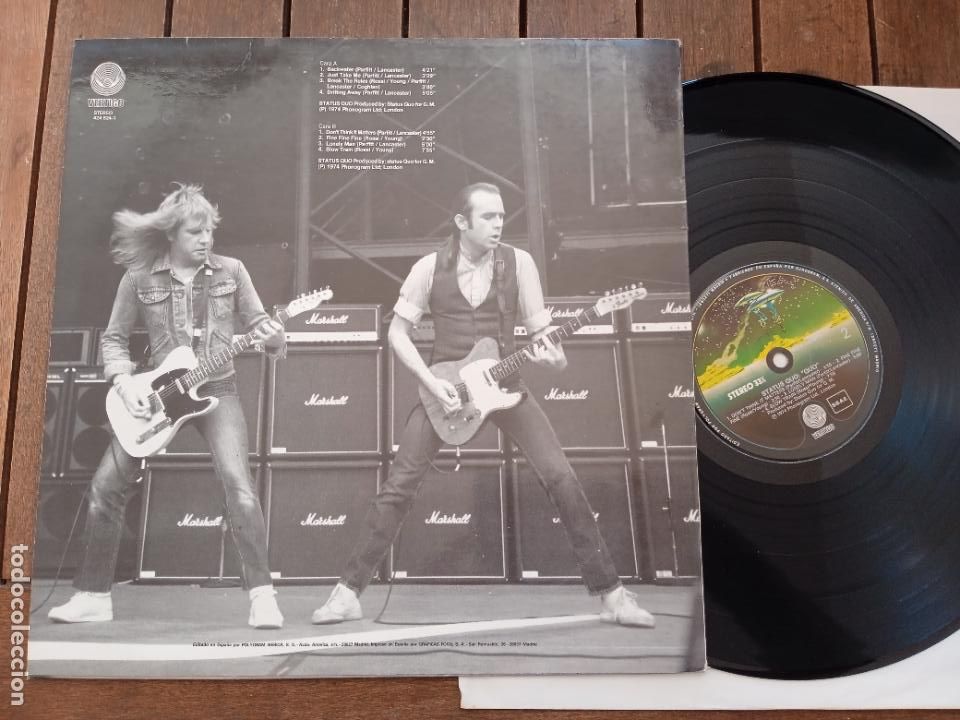 Discos de vinilo: STATUS QUO LP. QUO. MADE IN SPAIN. 1990 - Foto 2