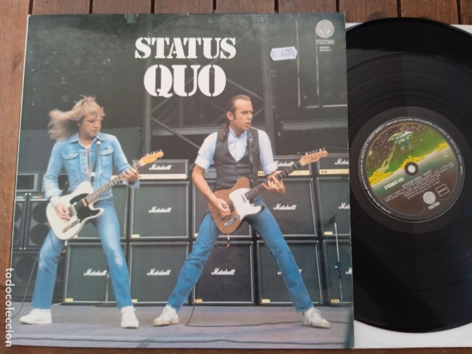 Discos de vinilo: STATUS QUO LP. QUO. MADE IN SPAIN. 1990 - Foto 1