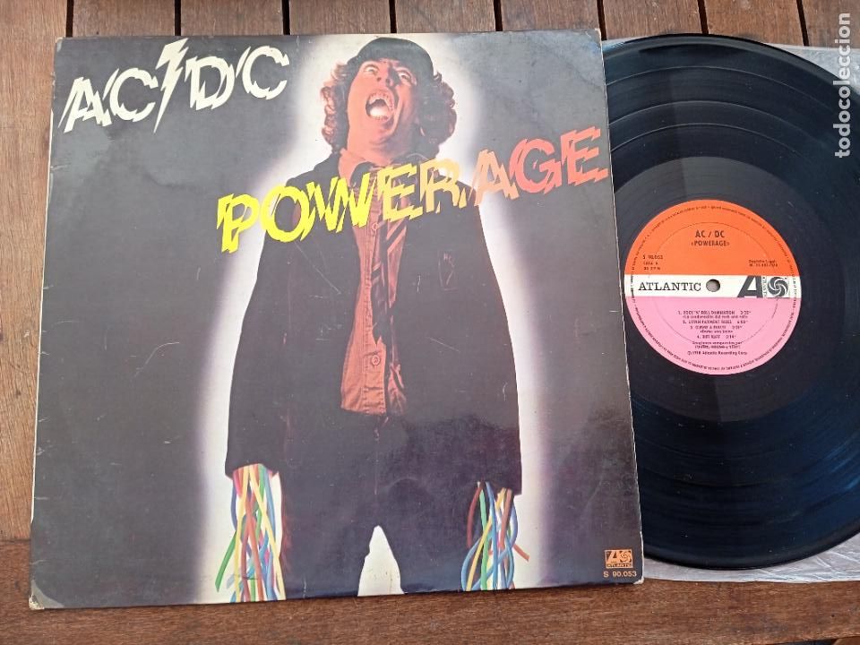Discos de vinilo: AC DC. LP. POWERAGE. MADE IN SPAIN. 1978 - Foto 1