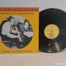 Discos de vinilo: COBLA LA SELVATANA / CATALANS A L'ALCARRIA / JOAQUIM SOMS / LP-FOC NOU-1985 / MBC. ***/***