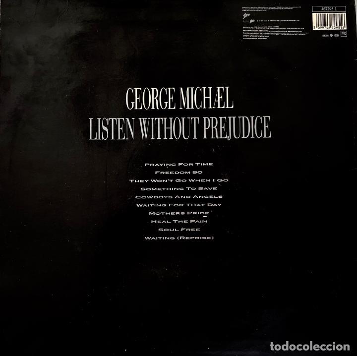 Discos de vinilo: GEORGE MICHAEL, LISTEN WITHOUT PREJUDICE. LP ESPA&Ntilde;A - Foto 3
