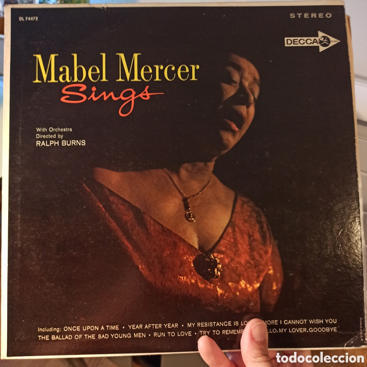 Discos de vinilo: Mabel Mercer &ndash; Mabel Mercer Sings - Foto 1