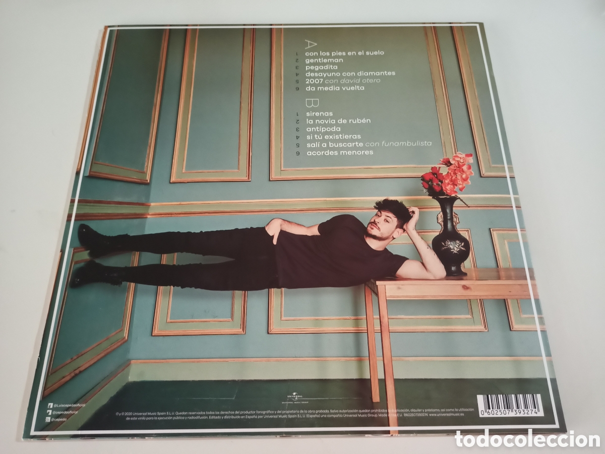 Discos de vinilo: Cepeda - Con Los Pies En El Suelo (LP/ &Aacute;lbum) - Foto 2