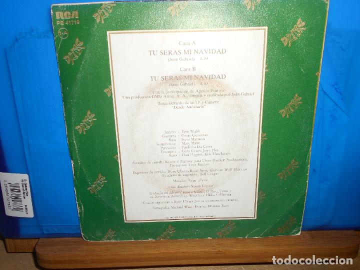 Discos de vinilo: ISABEL PANTOJA TU SERAS MI NAVIDAD - SINGLE - - Foto 2