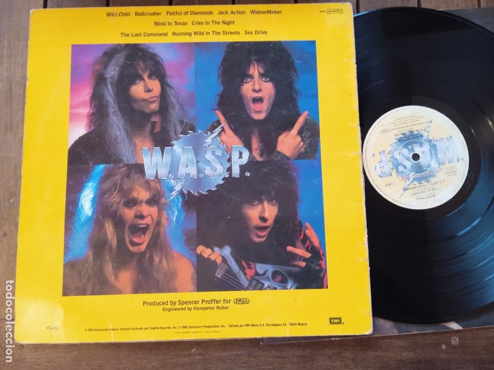 Discos de vinilo: WASP. LP. THE LAST COMMAND. MADE IN SPAIN 1985 - Foto 6